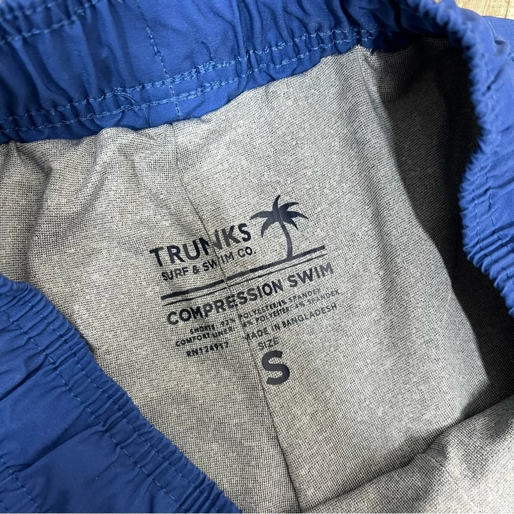 Trunks Surf & Co. Blue Compression Swim Trunks